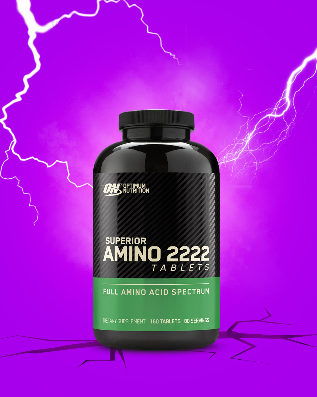 Optimum Nutrition Superior Amino 2222 - 160 Tablets (80 Servings)