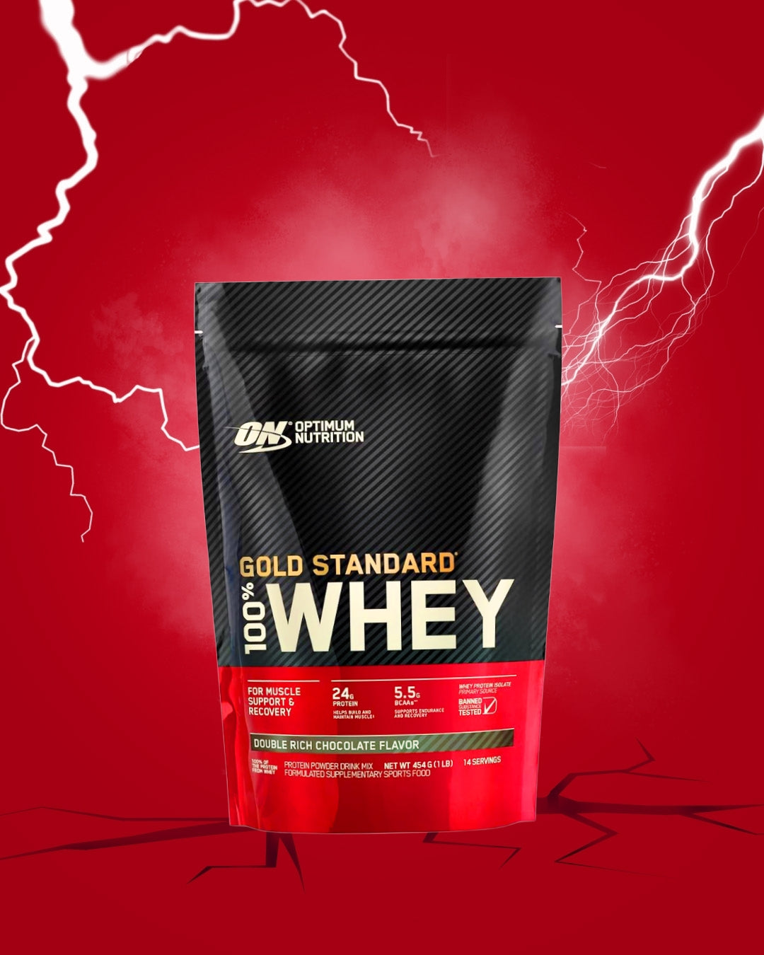 Optimum Nutrition Gold Standard 100% Whey - 5 lbs (74 Servings)
