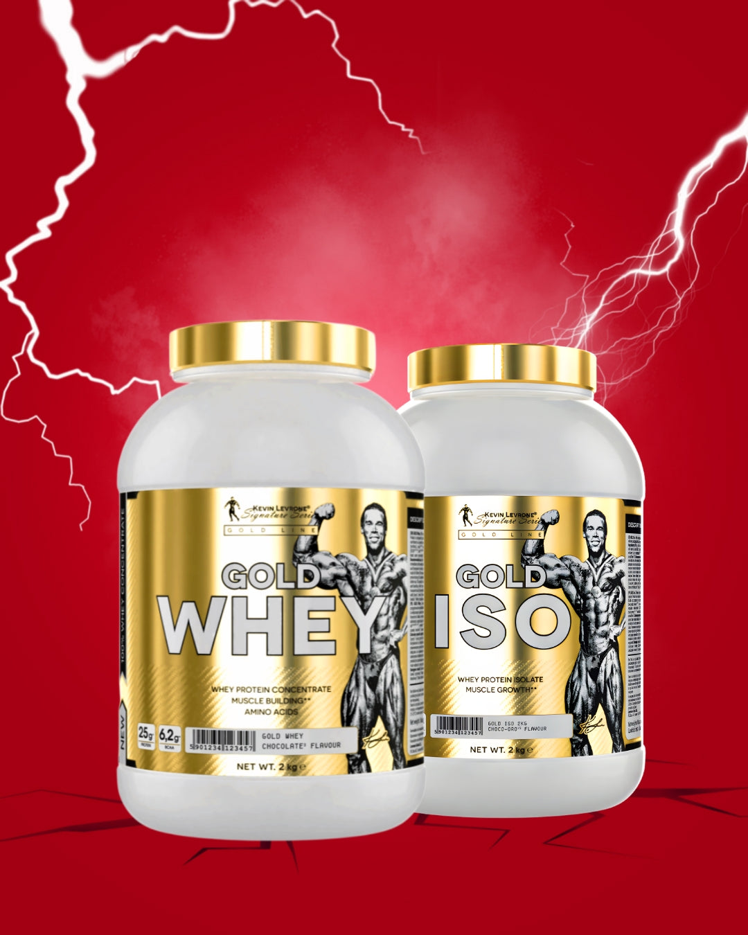Kevin levrone whey & iso gold 2KG/66servings