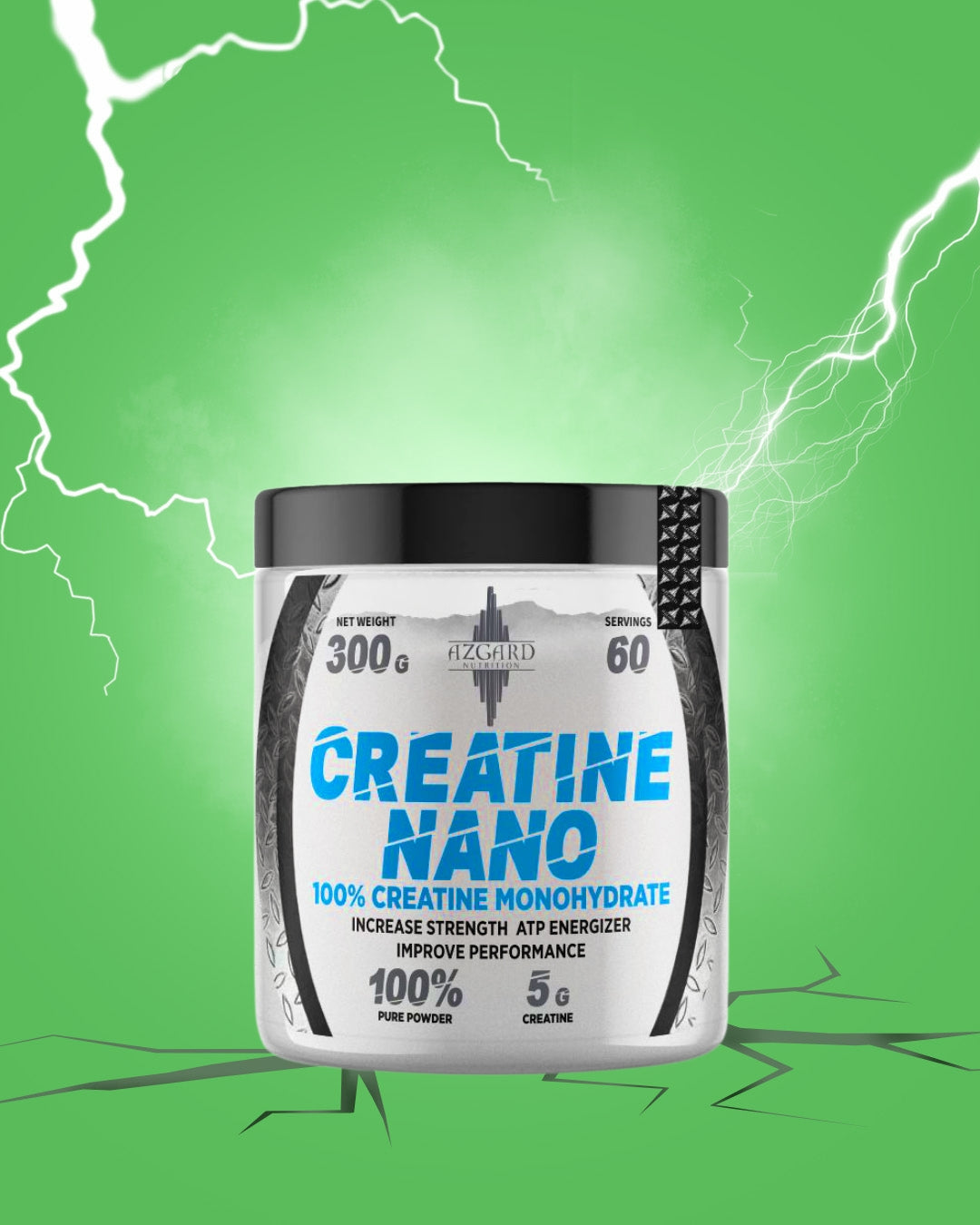 Azgard Creatine NANO 300g 60 Servings