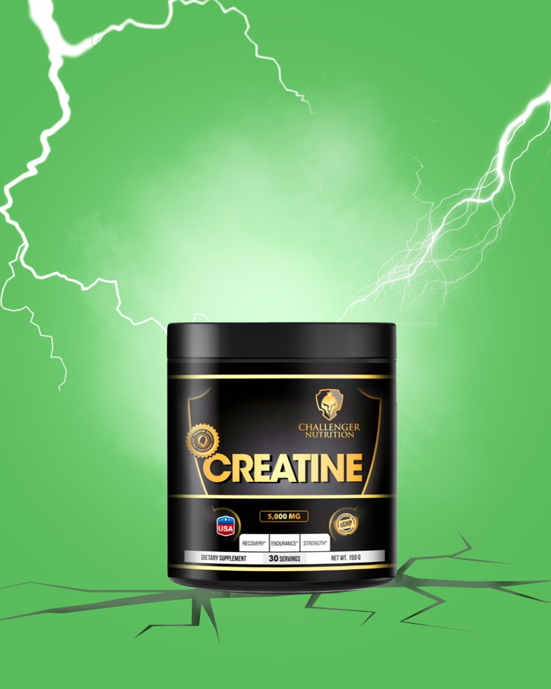 Challenger Nutrition Creatine- 60 & 30 servings