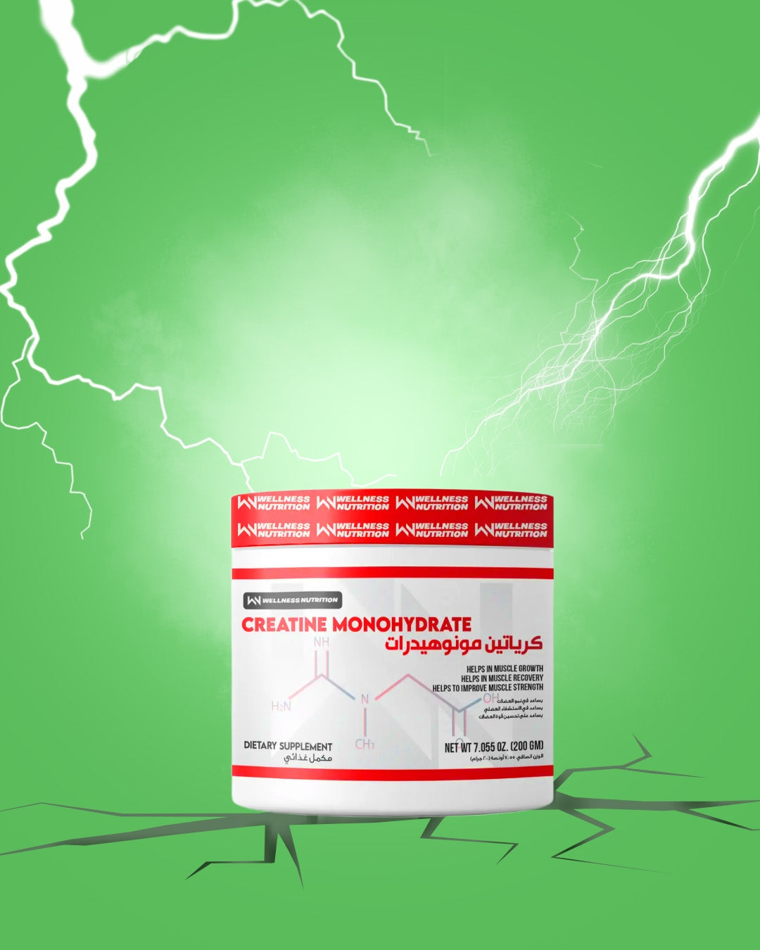 Wellness Nutrition Creatine Monohydrate