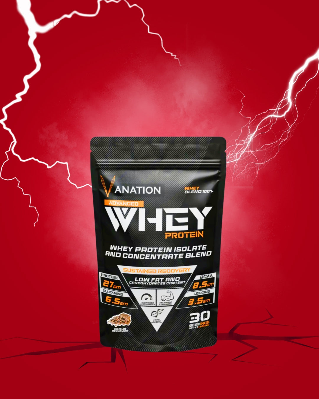 Vanation 100% Whey Protein-1KG-30 Serv.