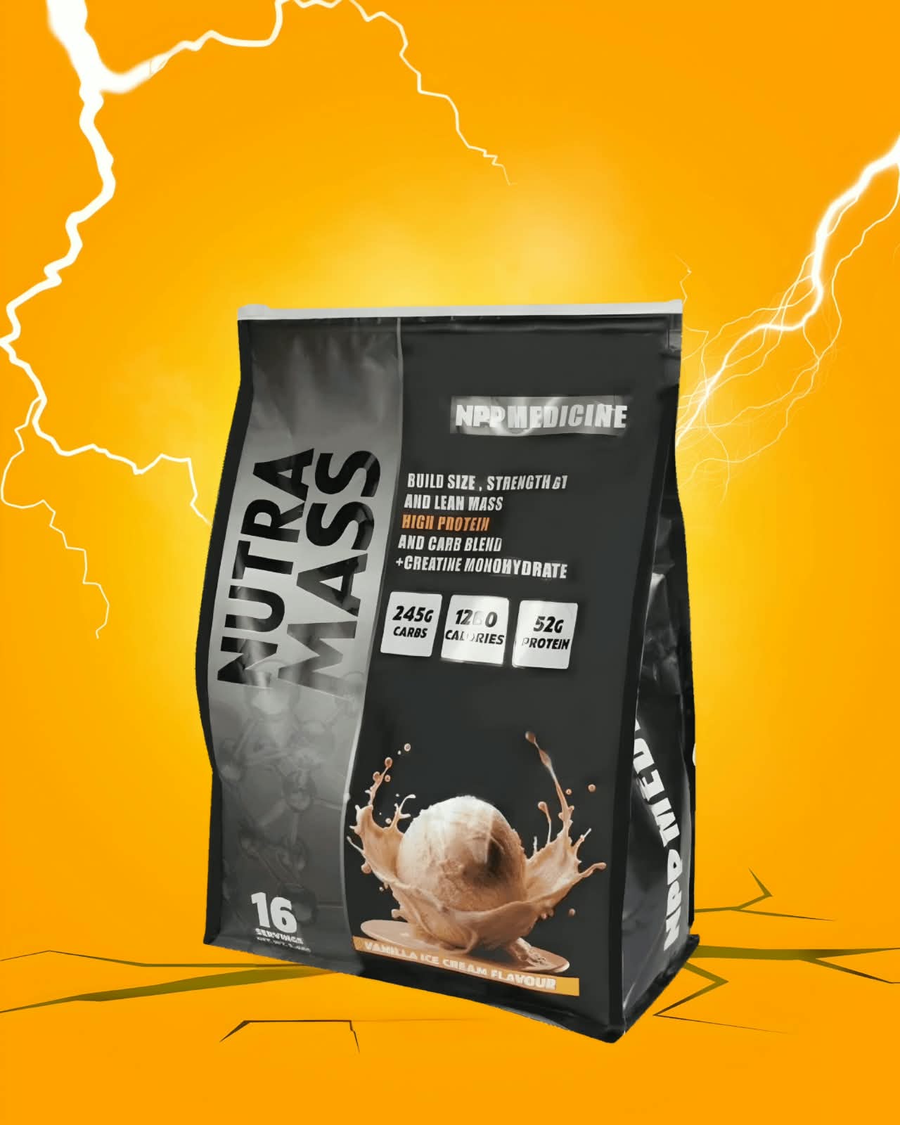 NPP Nutra Mass – Nutra Mass Gainer (5.4 kg / 16 doses)