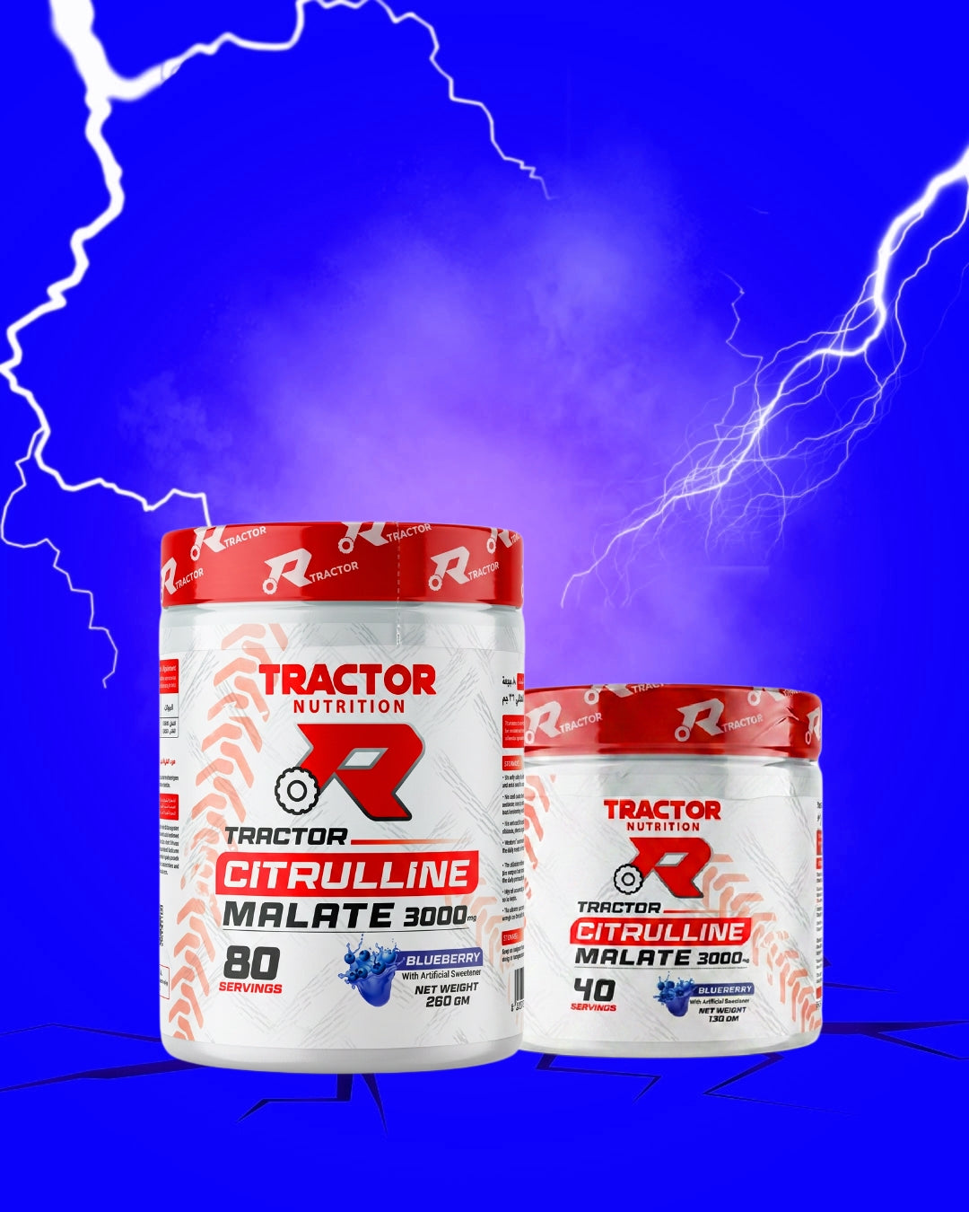 TRACTOR Citrulline Malate 80&40 serv 3000mg